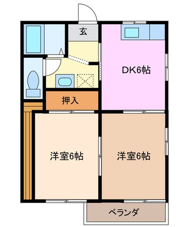 益生駅 徒歩10分 2階の物件間取画像